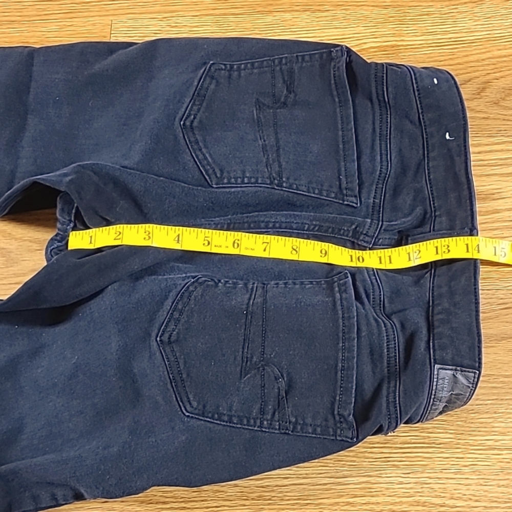 AMERICAN EAGLE SUPER SUPER STRETCH X ANKLE CROPPED WOMENS JEGGING 14x21 - Picture 4 of 7